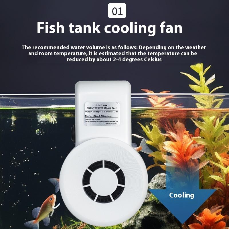 새로운 미니 수족관 냉각 팬, 어항 물고기 탱크 수생  - Pet Supplies Fish 리뷰 및 가격