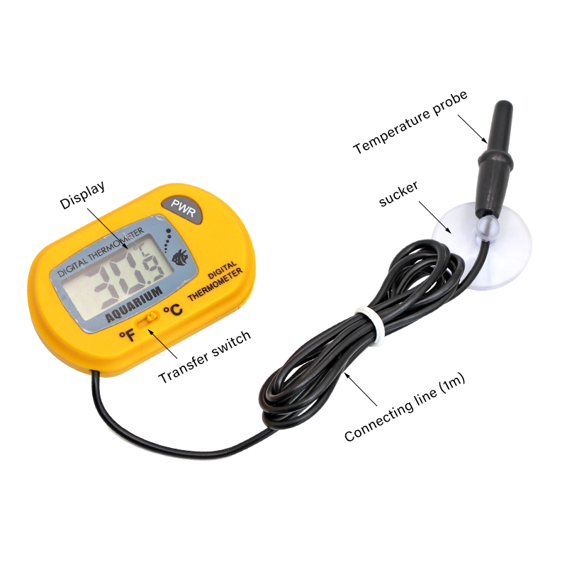 물고기 탱크 온도계 LCD 디지털 수족관 온도계 수조  - Pet Supplies Fish 리뷰 및 가격