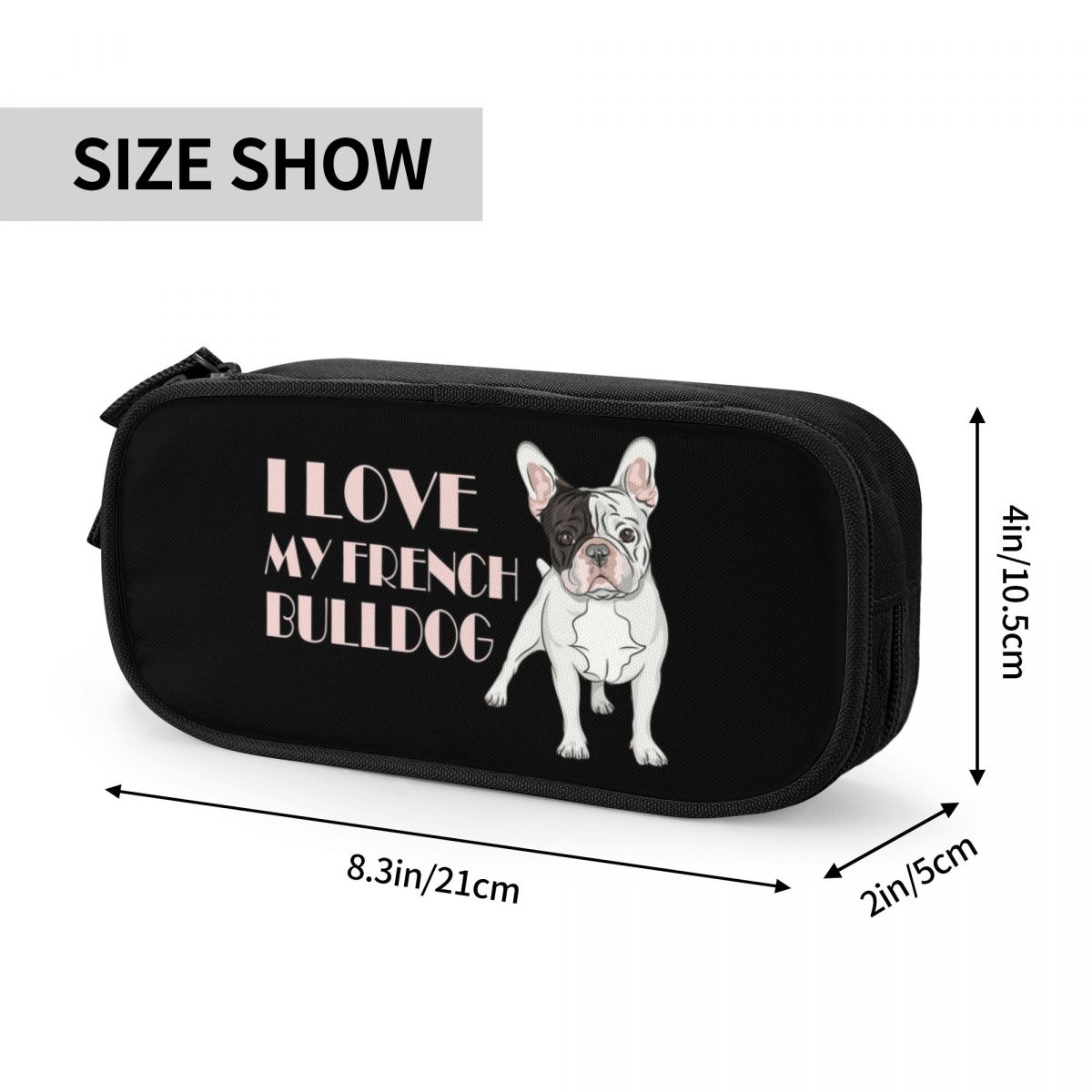 사용자 정의 프랑스 불독 귀여운 연필 케이스 소녀 소년 - Pet X Supplies & Tack Howell Photos 리뷰 및 가격